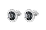 Tondo Deluxe Stud Earring 13mm - Silver