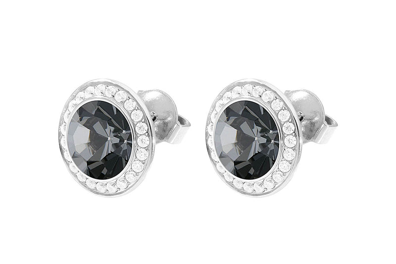 Tondo Deluxe Stud Earring 13mm - Silver
