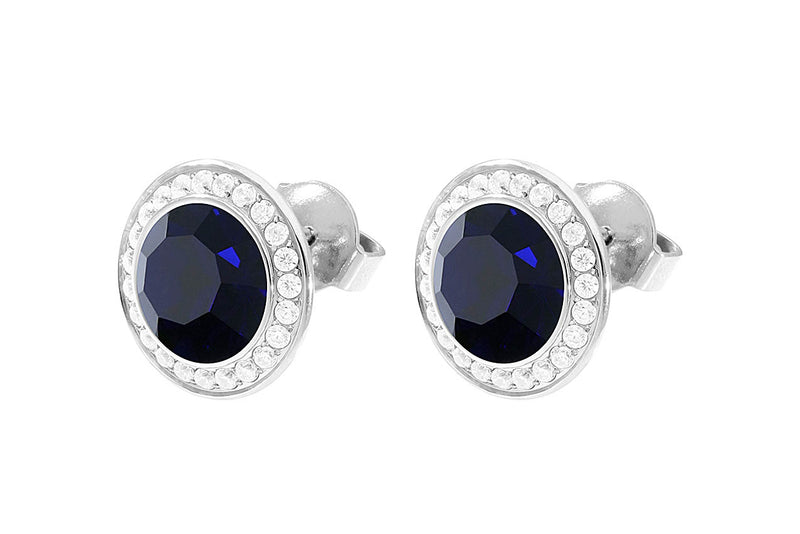 Tondo Deluxe Stud Earring 13mm - Silver