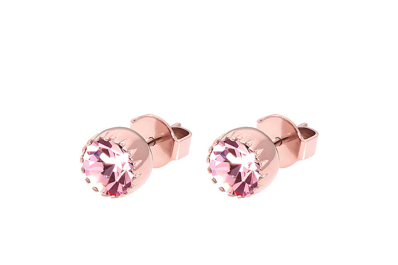 London small Stud Earring 8mm - Rose Gold