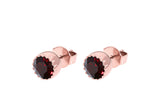 London small Stud Earring 8mm - Rose Gold
