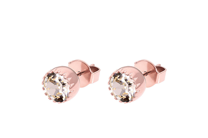 London small Stud Earring 8mm - Rose Gold