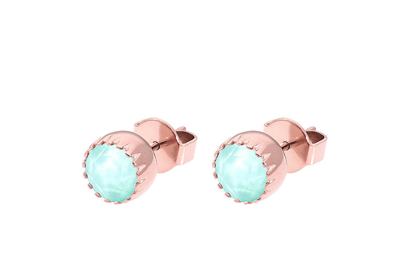 London small Stud Earring 8mm - Rose Gold