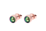 London small Stud Earring 8mm - Rose Gold