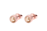 London small Stud Earring 8mm - Rose Gold