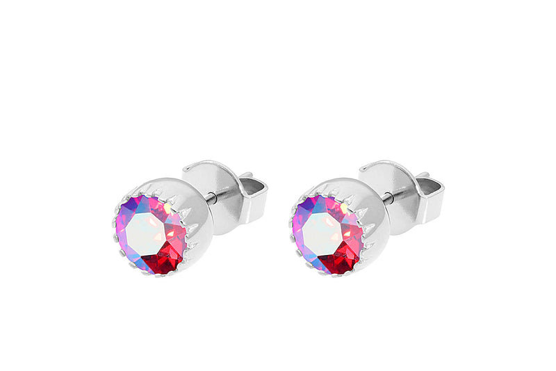 London small Stud Earring 8mm - Silver
