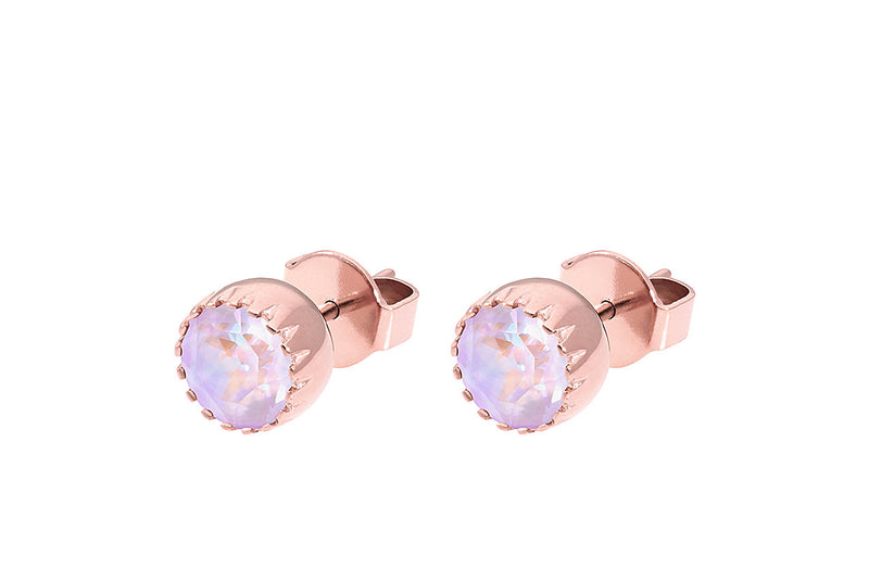 London small Stud Earring 8mm - Rose Gold