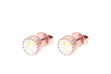 London small Stud Earring 8mm - Rose Gold