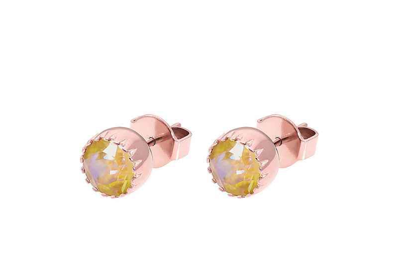 London small Stud Earring 8mm - Rose Gold