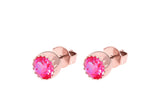 London small Stud Earring 8mm - Rose Gold
