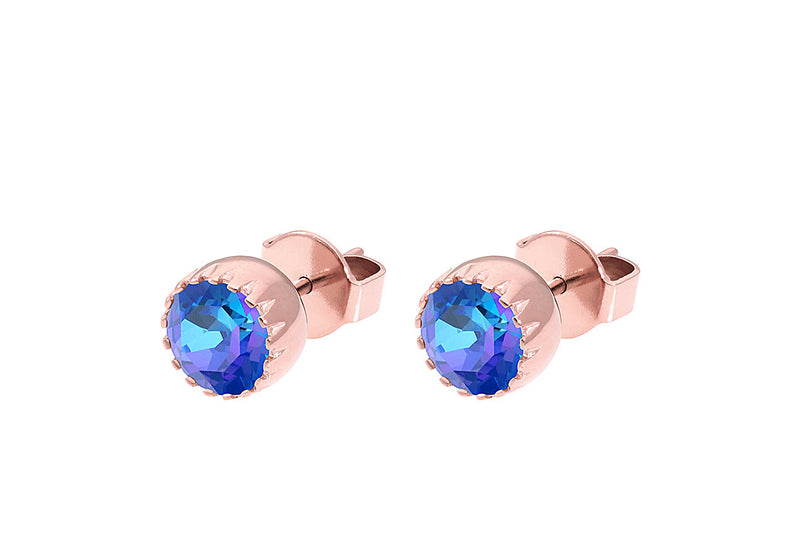 London small Stud Earring 8mm - Rose Gold