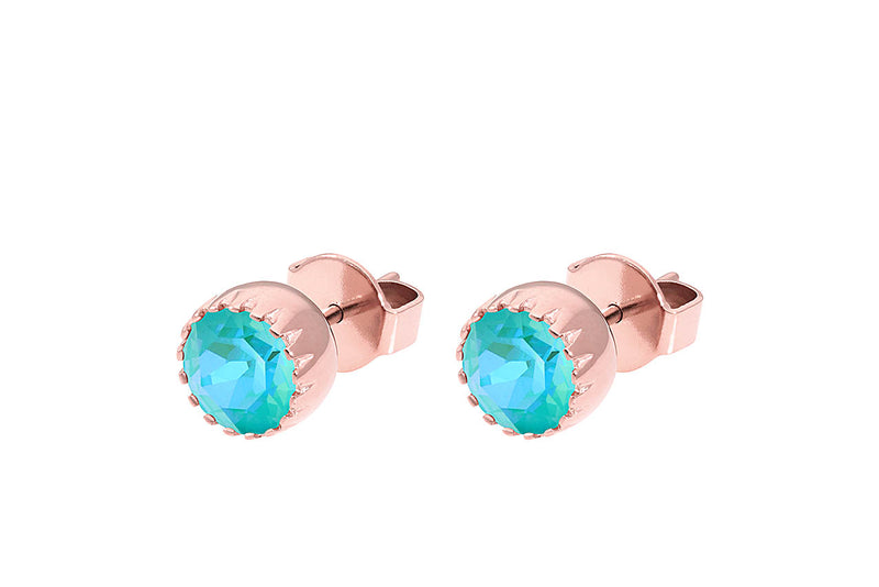 London small Stud Earring 8mm - Rose Gold