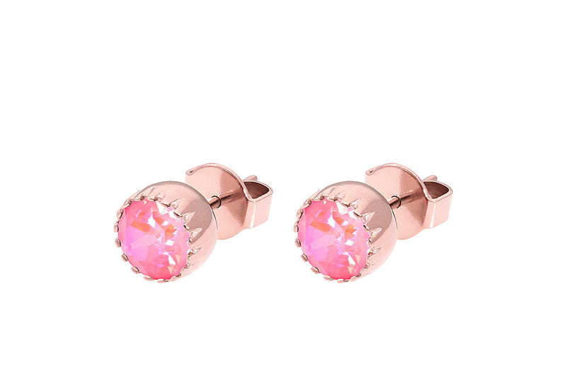 London small Stud Earring 8mm - Rose Gold