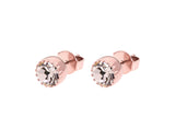 London small Stud Earring 8mm - Rose Gold