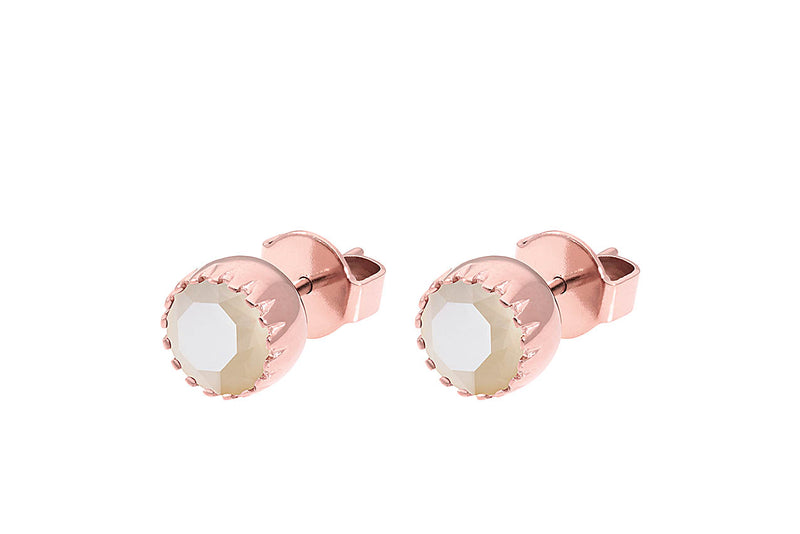 London small Stud Earring 8mm - Rose Gold
