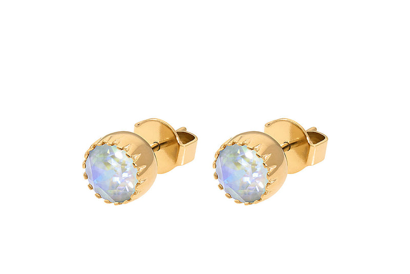 London small Stud Earring 8mm - Gold