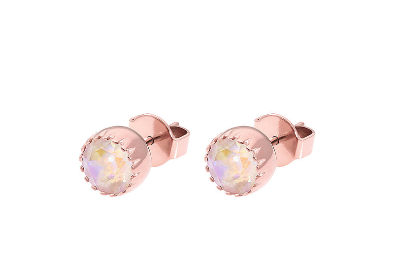 London small Stud Earring 8mm - Rose Gold