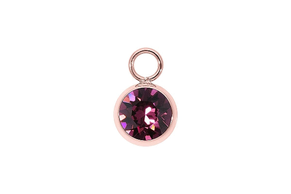 Sesto 10mm charm - rose gold