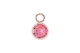 Sesto 10mm charm - rose gold