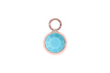 Sesto 10mm charm - rose gold