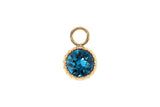 London big 10.5mm charm - gold