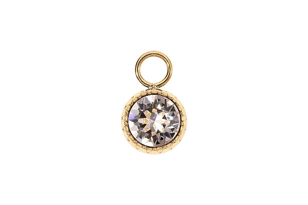 London big 10.5mm charm - gold