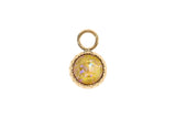 London big 10.5mm charm - gold