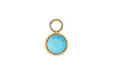 London big 10.5mm charm - gold
