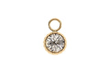 London big 10.5mm charm - gold