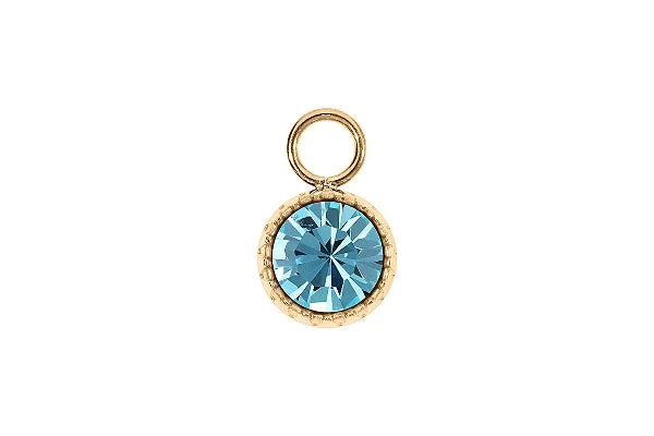 London big 10.5mm charm - gold