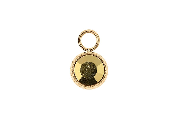 London big 10.5mm charm - gold