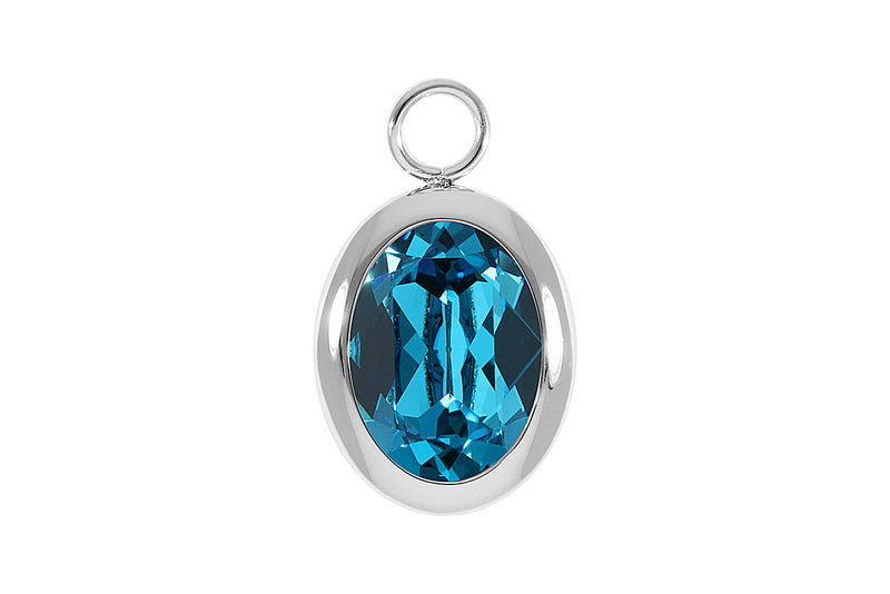 Tivola 0.55 x 0.7 charm - Silver