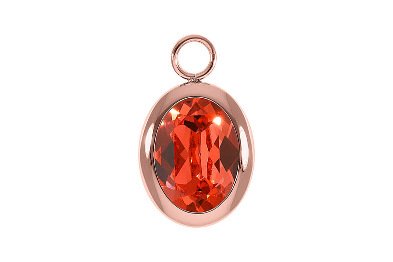 Tivola 0.55 x 0.7 charm - Rose Gold