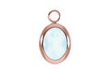 Tivola 0.55 x 0.7 charm - Rose Gold
