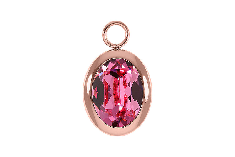 Tivola 0.55 x 0.7 charm - Rose Gold