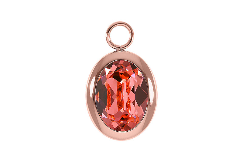 Tivola 0.55 x 0.7 charm - Rose Gold