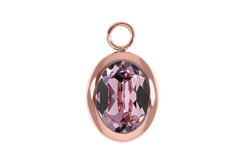 Tivola 0.55 x 0.7 charm - Rose Gold