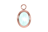 Tivola 0.55 x 0.7 charm - Rose Gold