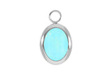 Tivola 0.55 x 0.7 charm - Silver