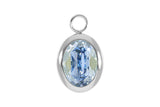 Tivola 0.55 x 0.7 charm - Silver
