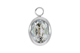 Tivola 0.55 x 0.7 charm - Silver