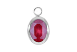 Tivola 0.55 x 0.7 charm - Silver