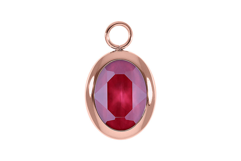 Tivola 0.55 x 0.7 charm - Rose Gold