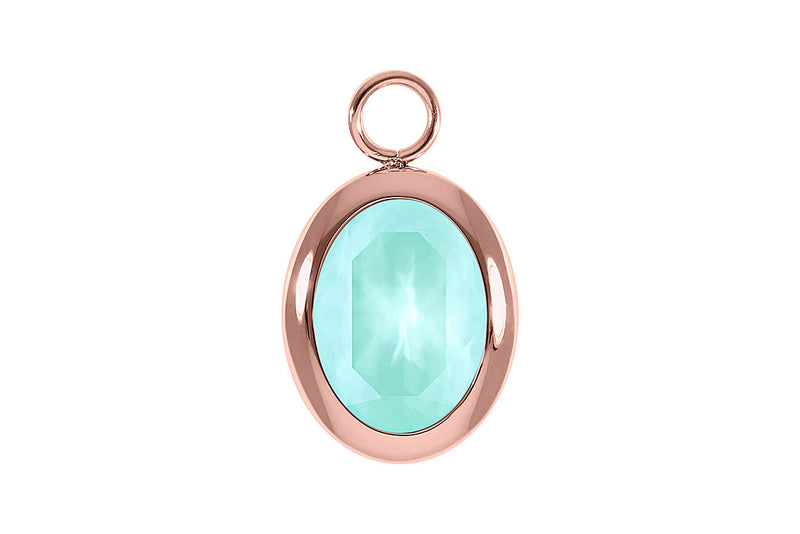 Tivola 0.55 x 0.7 charm - Rose Gold