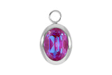 Tivola 0.55 x 0.7 charm - Silver
