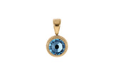 Fabero flat Pendant 10mm - Gold