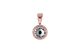 Fabero flat Pendant 10mm - Rose Gold