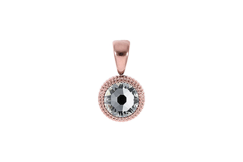 Fabero flat Pendant 10mm - Rose Gold