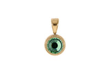 Fabero flat Pendant 10mm - Gold
