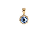 Fabero flat Pendant 10mm - Gold